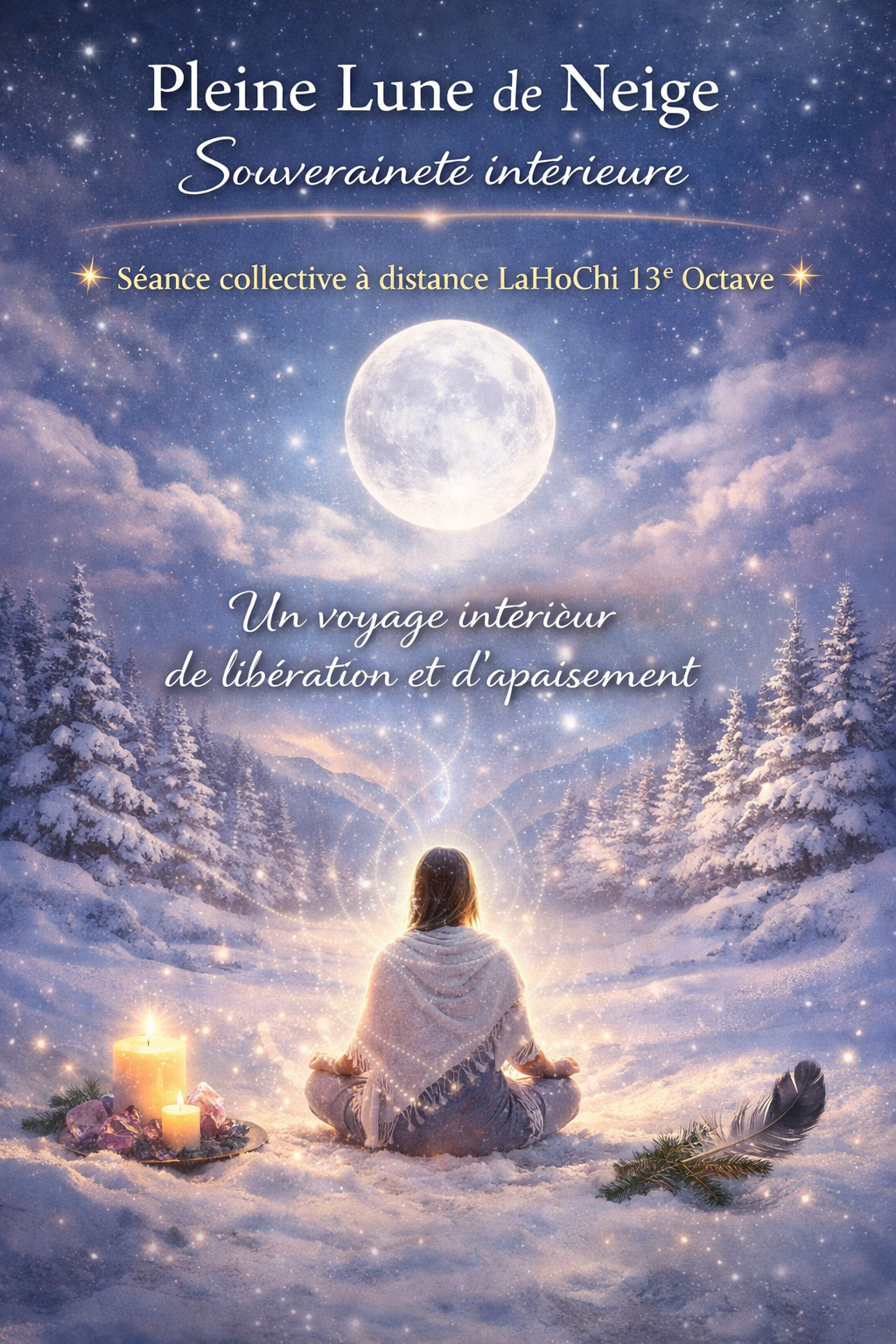 Harmonisation vibratoire sous l'énergie de la Pleine Lune de neige