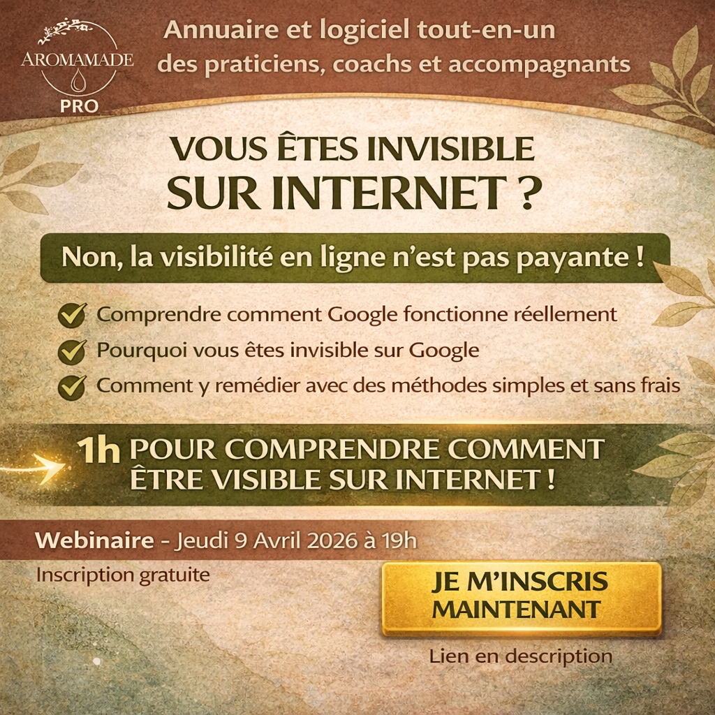 Webinaire praticiens, coachs et accompagnants : Comprendre comment être visible sur Internet 🌿