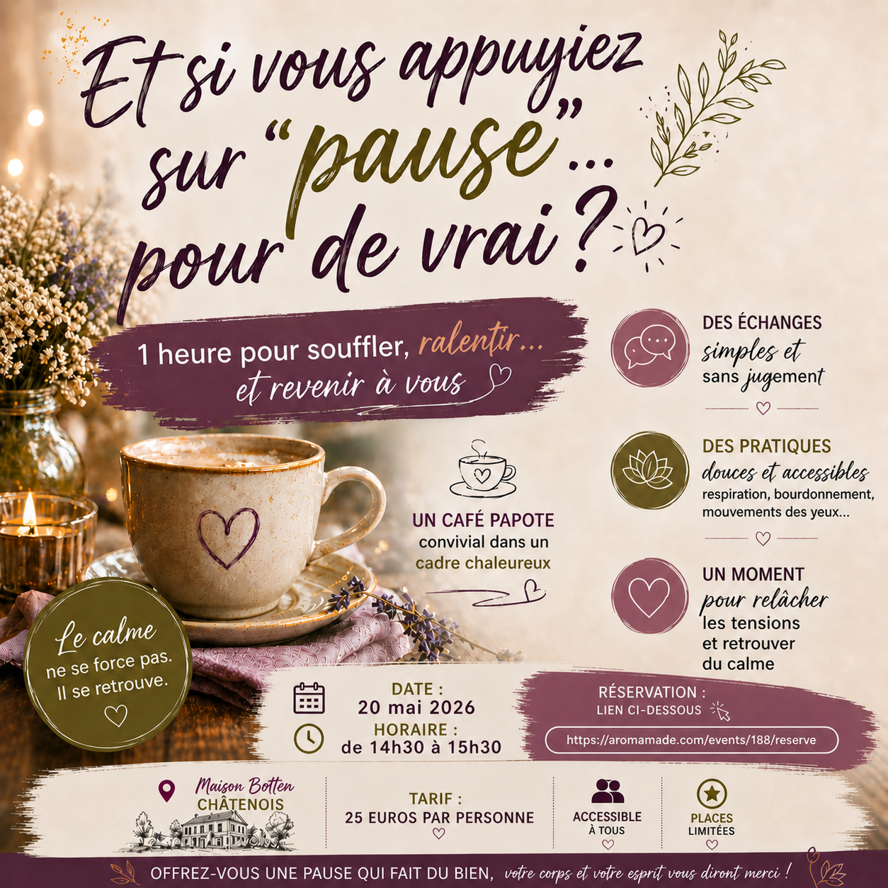 Et si vous appuyiez sur "pause"...pour de vrai ?