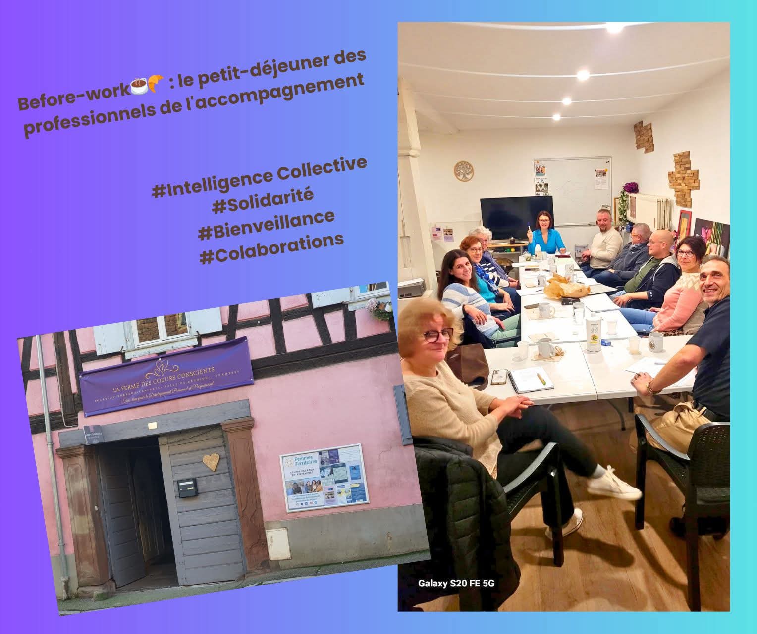 Before-work ☕🥐 Un : Développer votre activité de bien-être en Intelligence Collective
