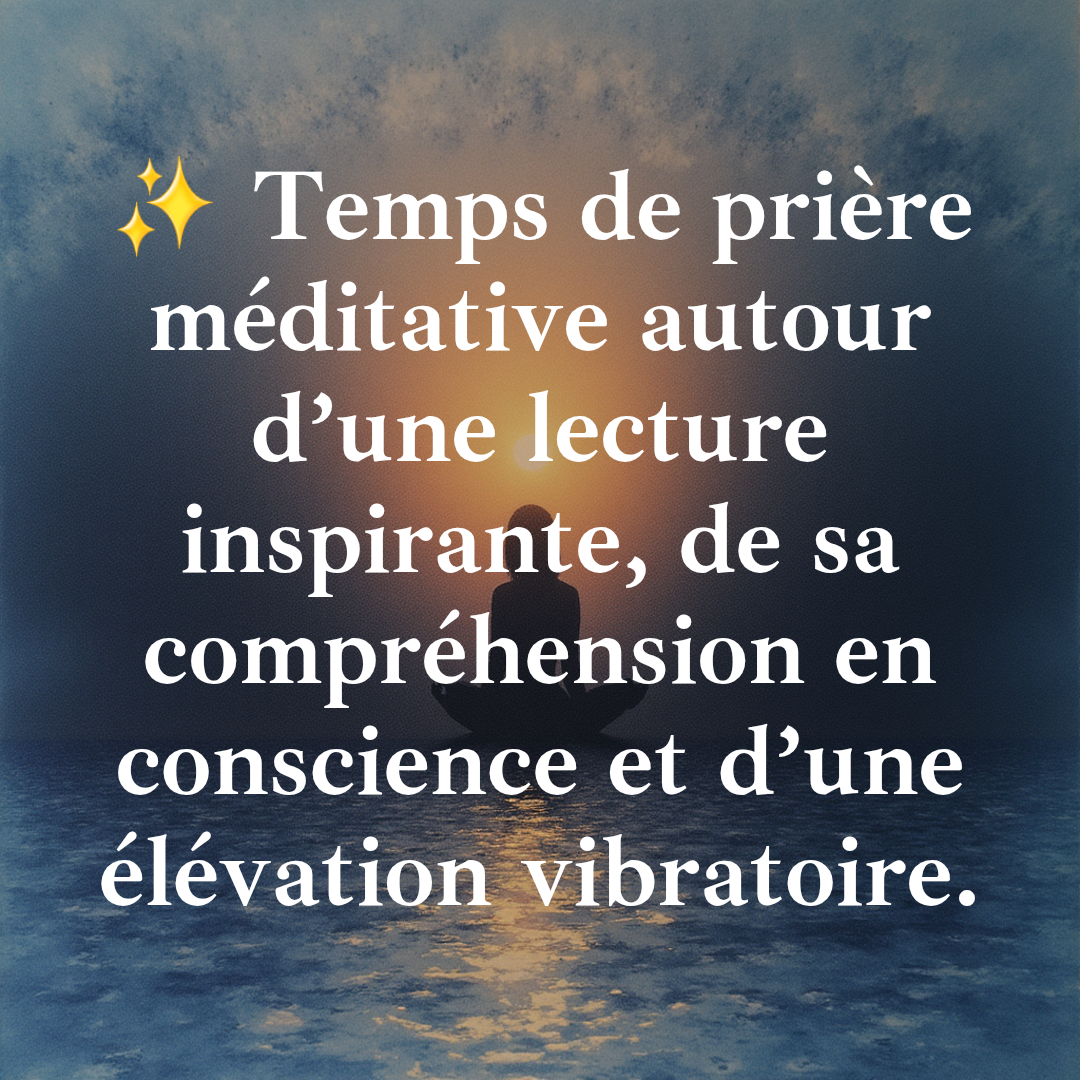 Temps de Prière Méditative