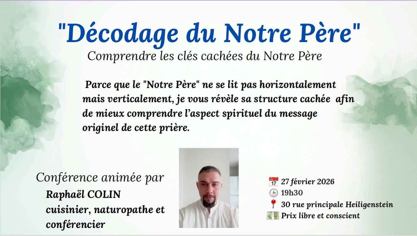Conférence : Décodage du "Notre Père"