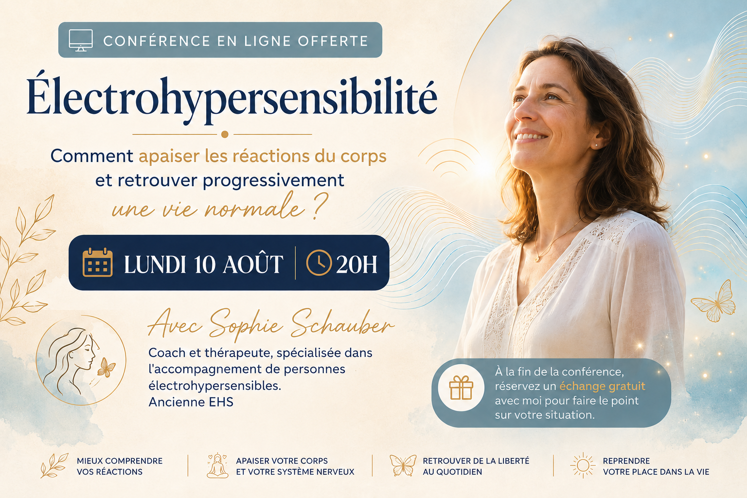 Conférence - Électrosensibilité : mon parcours, ce que j’ai compris et comment je vous accompagne aujourd’hui.