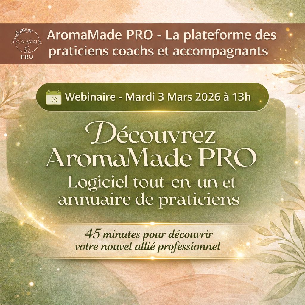 Présentation de la plateforme AromaMade PRO