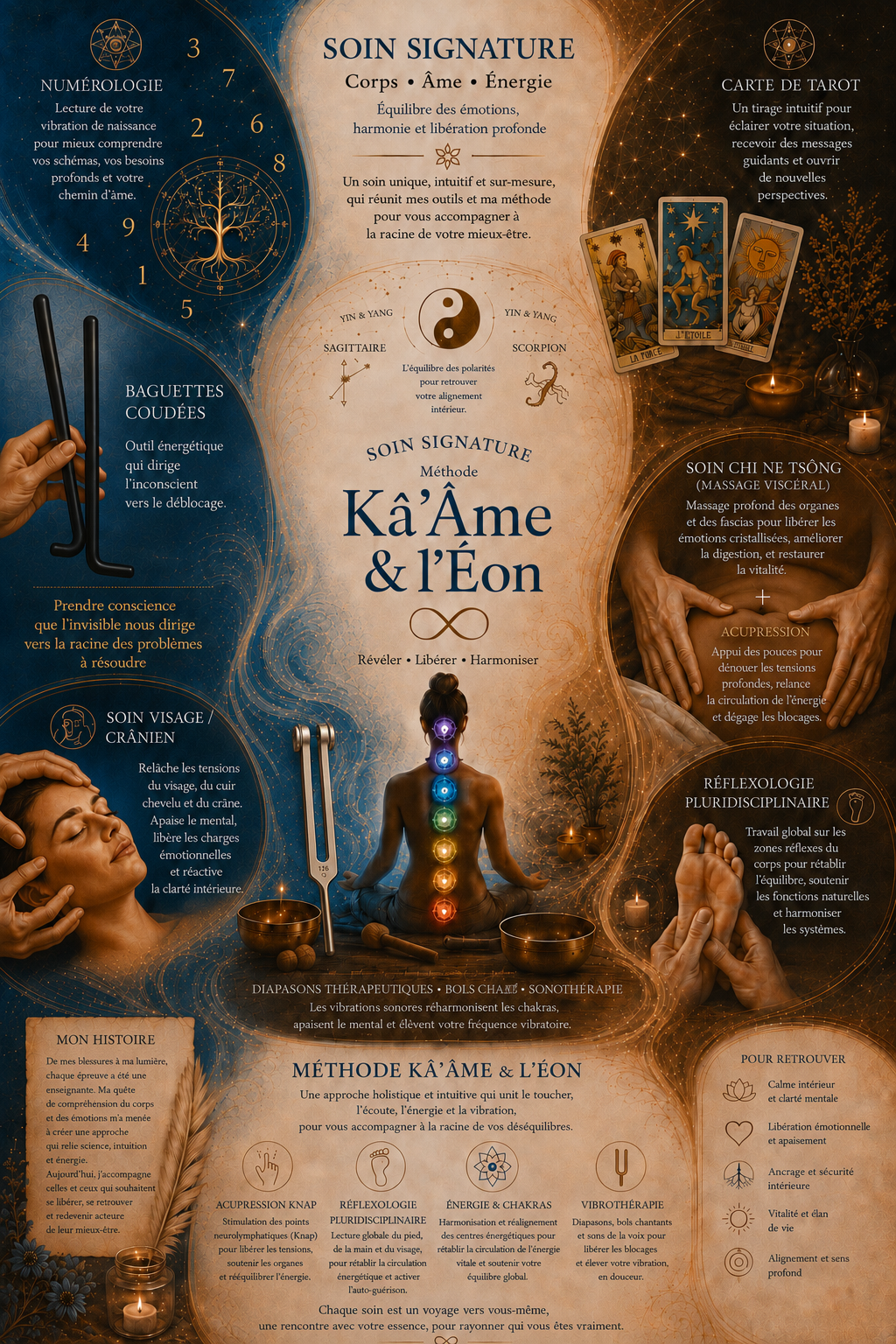 Soin SIGNATURE Mieux-être par ma méthode: Kâ' Âme & l' Eon